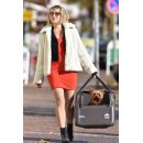 TAMI Front Seatbox Hundebox aufblasbar für Beifahrersitz – Auto-Hundetransportbox mit Airbagfunktion