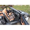 TAMI Front Seatbox Hundebox aufblasbar für Beifahrersitz – Auto-Hundetransportbox mit Airbagfunktion