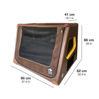 TAMI L - Car & Home inflatable dog box with airbag function