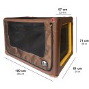 TAMI Backseat L Hundebox aufblasbar für Rückbank – Auto & Home mit Airbagfunktion