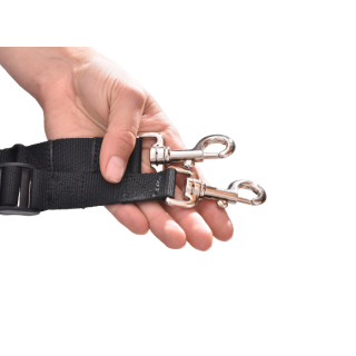 TAMI lashing straps with carabiner set of 4 (2x short + 2x long)