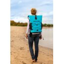 Sport Vibrations® Premium Thermo-Dry Bag Rucksack 30 Liter Rolltop Türkisblau Outdoor Rucksack Wasserdicht