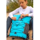 Sport Vibrations® Premium Thermo-Dry Bag Rucksack 30 Liter Rolltop Türkisblau Outdoor Rucksack Wasserdicht